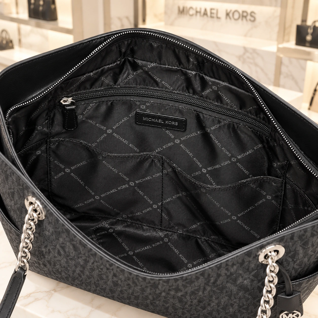 Túi nữ Michael Kors Chính hãng  – Jet Set Black | JapanSport 35F1STVT3B