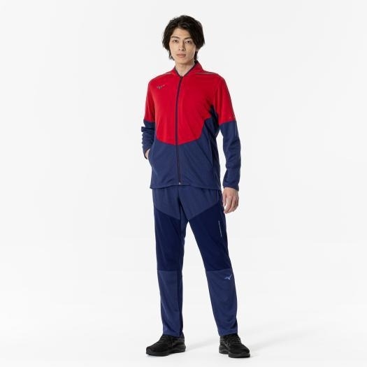 Áo Khoác Mizuno Chính Hãng -Thermal Charge - Màu Xanh/Đỏ | JapanSport 32MCA530-63