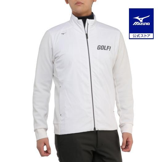 Áo Khoác Mizuno Chính Hãng - Tech Lining Hybrid Blouson  - Màu Trắng | JapanSport E2MEA503-01