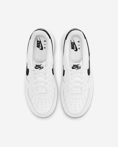 Giày Nike nam nữ Chính Hãng - Nike Air Force 1 GS 'White Black' - Trắng | JapanSport CT3839-100