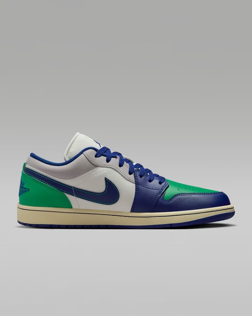 Giày Nike Chính Hãng - Air Jordan 1 Low - Màu xanh | JapanSport 553558-147