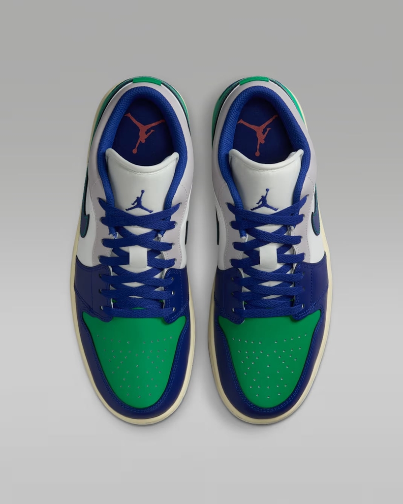 Giày Nike Chính Hãng - Air Jordan 1 Low - Màu xanh | JapanSport 553558-147