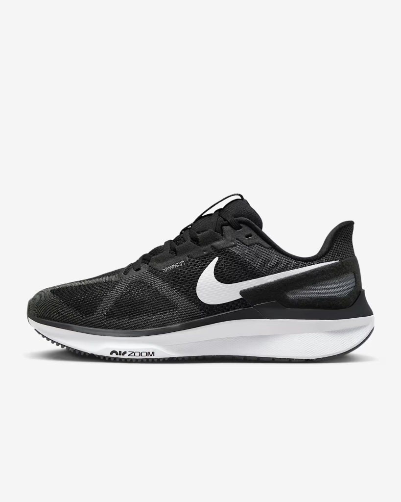 Giày Nike Nam Chính Hãng - Air Zoom Structure 25 (Form rộng-Wide) - Màu Đen | JapanSport DZ3488-002