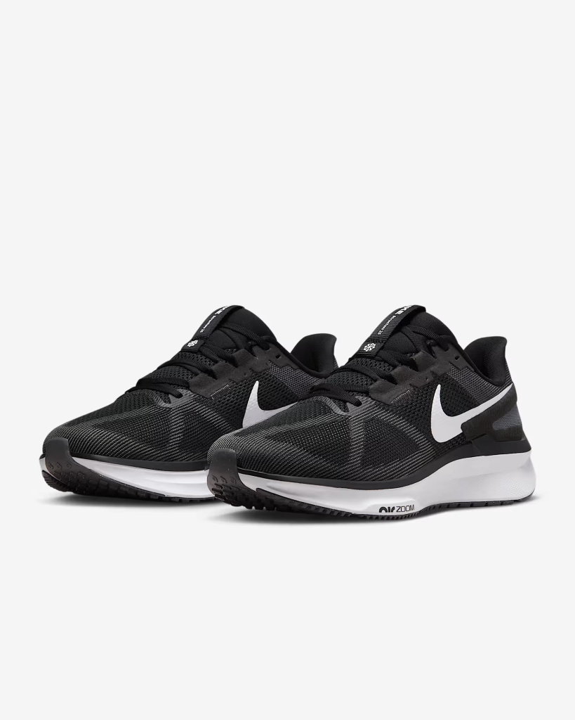 Giày Nike Nam Chính Hãng - Air Zoom Structure 25 (Form rộng-Wide) - Màu Đen | JapanSport DZ3488-002