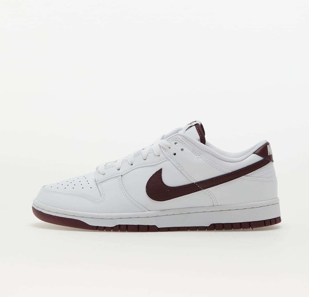Giày Nike Nam Chính Hãng - Nike Dunk Low Retro White Night Maroon - Trắng | JapanSport DV0831-102