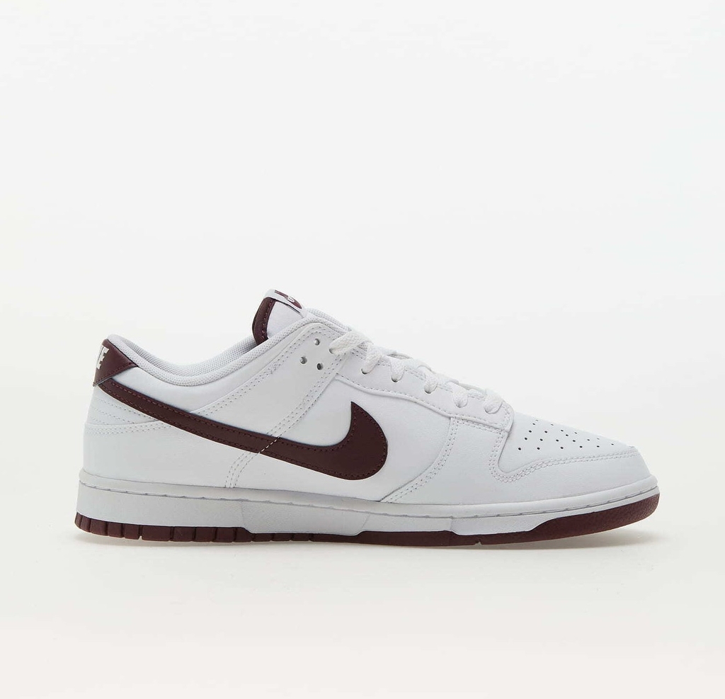 Giày Nike Nam Chính Hãng - Nike Dunk Low Retro White Night Maroon - Trắng | JapanSport DV0831-102
