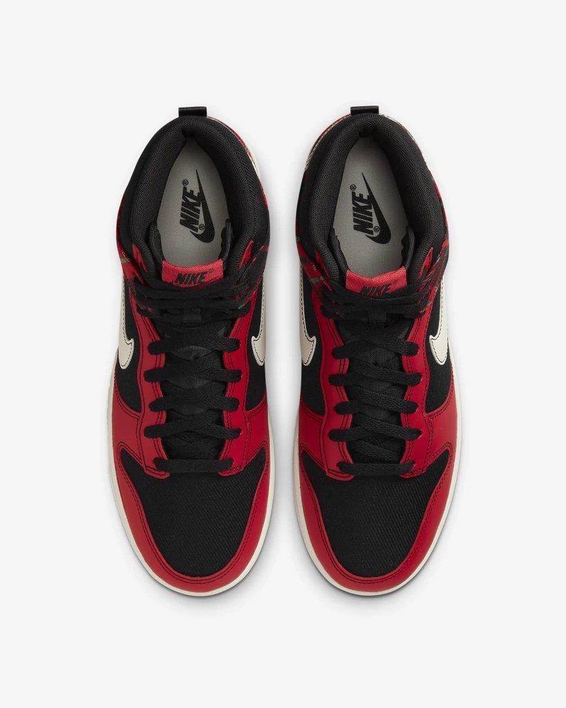 Giày Nike Nam Chính Hãng - Nike Dunk High Retro - Đỏ/Đen | JapanSport DV0826-001