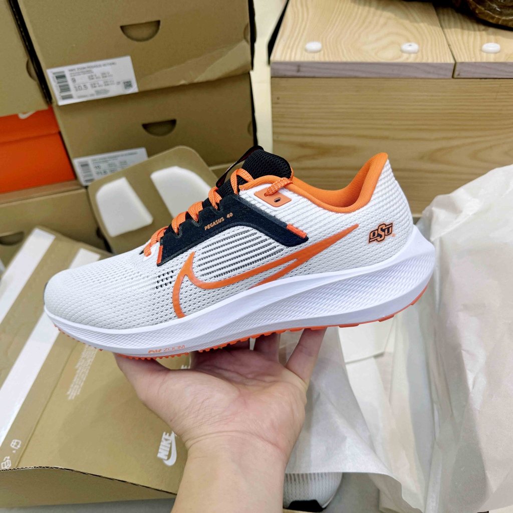 Giày Nike Nam Chính hãng - Pegasus 40 Oklahoma State - Trắng | JapanSport DZ5973-100