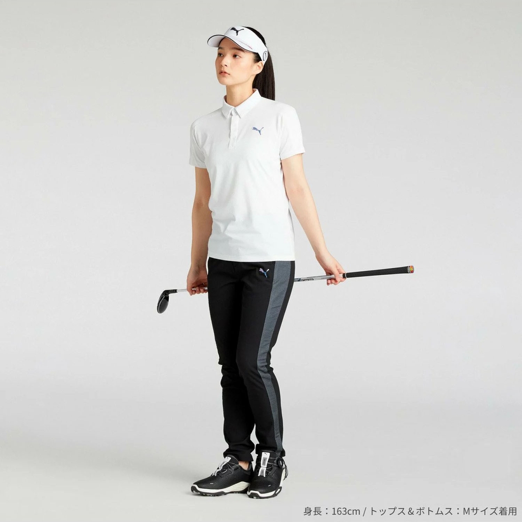 Áo Polo Golf Puma Nữ Chính Hãng - W PF TECH LINE POLO - Màu Trắng | Japansport 633361-03