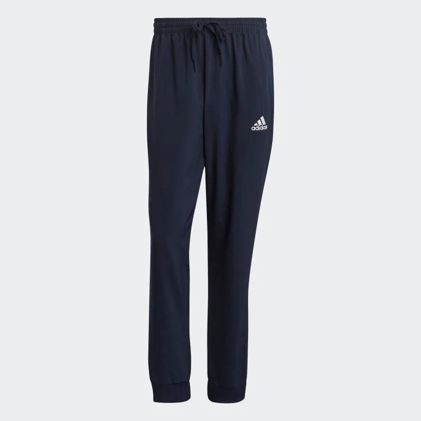 Quần Adidas Nam Chính Hãng - AEROREADY Essentials Stanford Tapered Cuff - Navy | JapanSport GK8894
