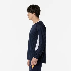 Áo Khoác Mizuno Chính Hãng - Long Sleeve Shirt - Màu Xanh | JapanSport  P2MAA505-14
