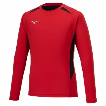 Áo Dài Tay Mizuno Chính Hãng - Solar Cut Field Shirt - Màu Đỏ | JapanSport P2MAB047-66