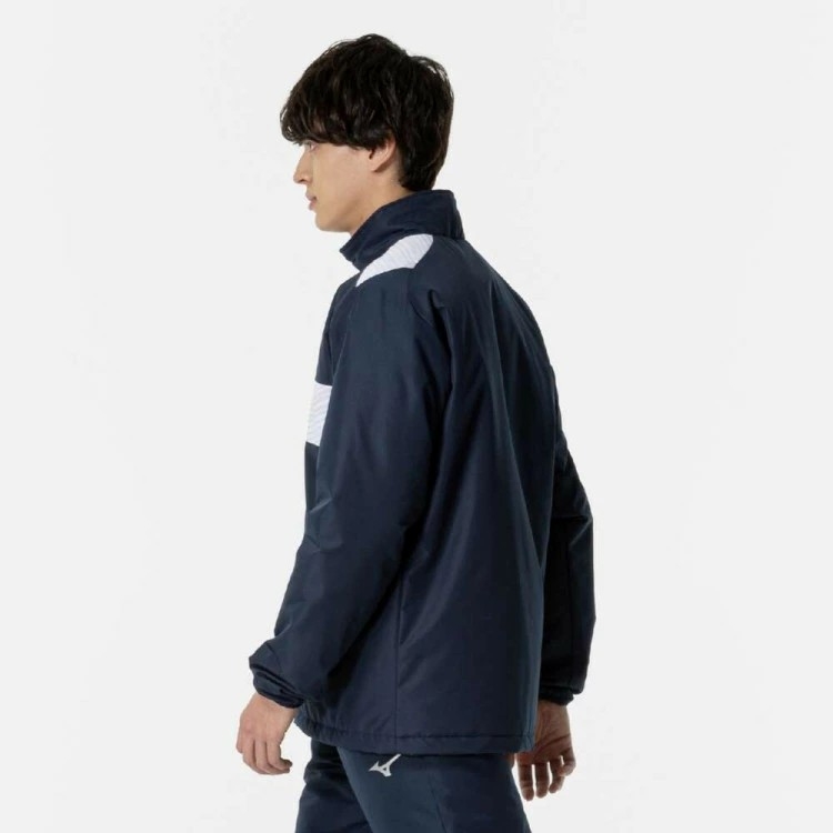Áo Khoác Mizuno Chính Hãng - Warm Coat - Màu Xanh | JapanSport P2MEB590-14