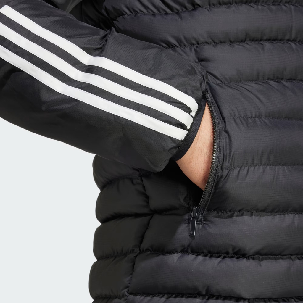 Áo Khoác nam Adidas Chính Hãng - Padded Collar - Màu Đen | JapanSport IZ1835