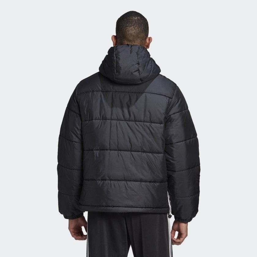 Áo Khoác Adidas Chính Hãng - PADDED HOODED PUFFER JACKET - Đen | JapanSport GE1291