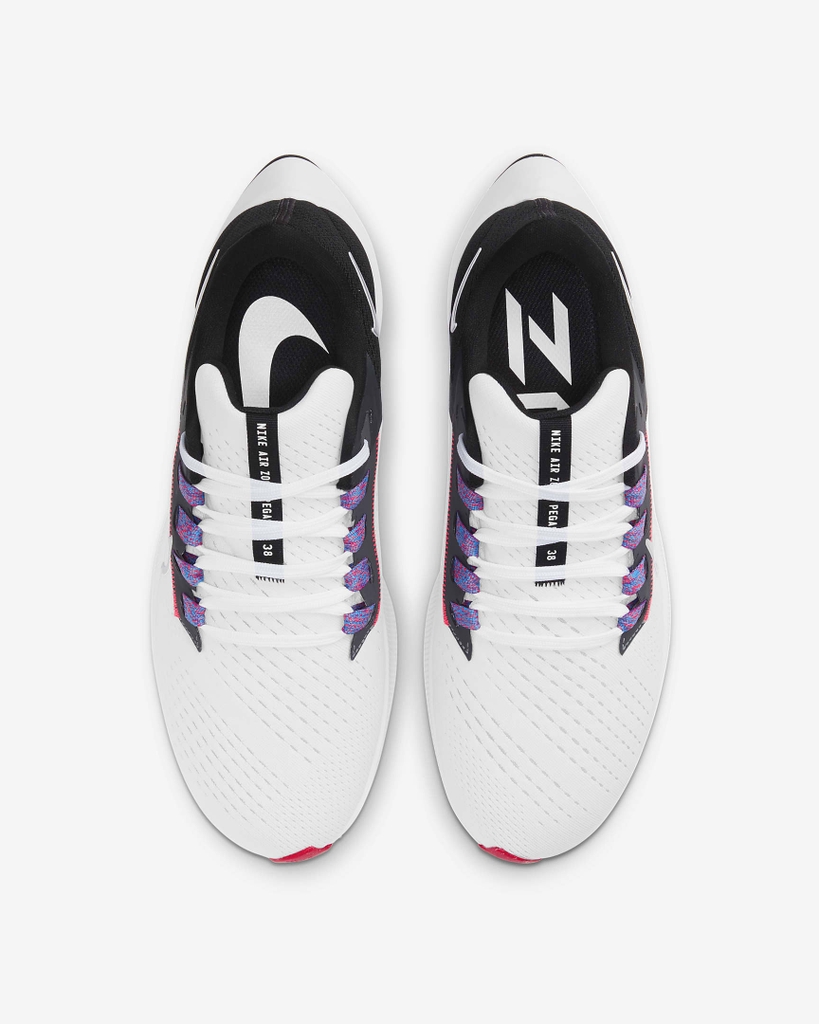 Giày Nike chính hãng - Air Zoom Pegasus 38 Nữ - Trắng/Đen | JapanSport CW7358-101