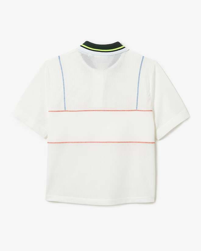 Áo Polo Lacoste Chính hãng - Loose fit polo shirt made in France from organic cotton - Màu Trắng | JapanSport PF5627-51-70V