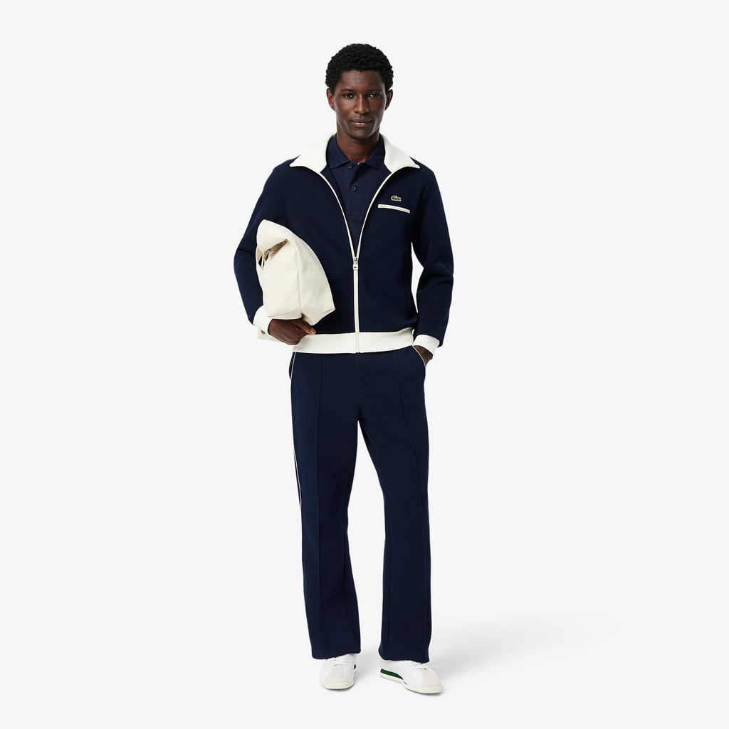 Áo Polo Lacoste Chính hãng - Lacoste Unisex L.12.12 Dáng Cổ Điển Họa Tiết In - Màu Xanh | JapanSport PH2723-51-166