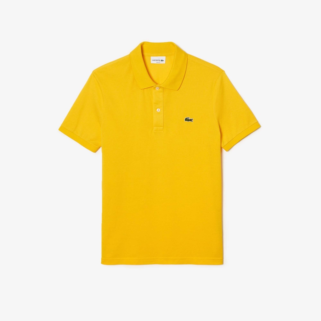 Áo Polo Lacoste Chính hãng -Slim Fit L.12.12 Piqué Polo - Màu Vàng | JapanSport PH4012-51-C7T