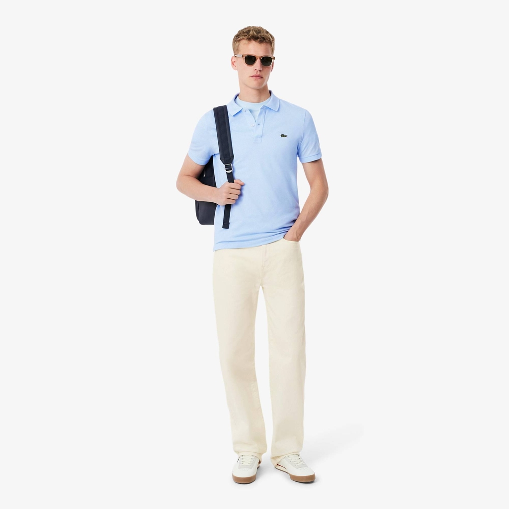 Áo Polo Lacoste Chính hãng - Slim Fit L.12.12 Piqué Polo - Màu Xanh | JapanSport PH4012-51-T01