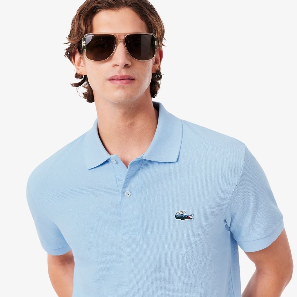 Áo Polo Lacoste Chính hãng - Landscape Crocodile - Màu Xanh | JapanSport PH5881-51-HBP
