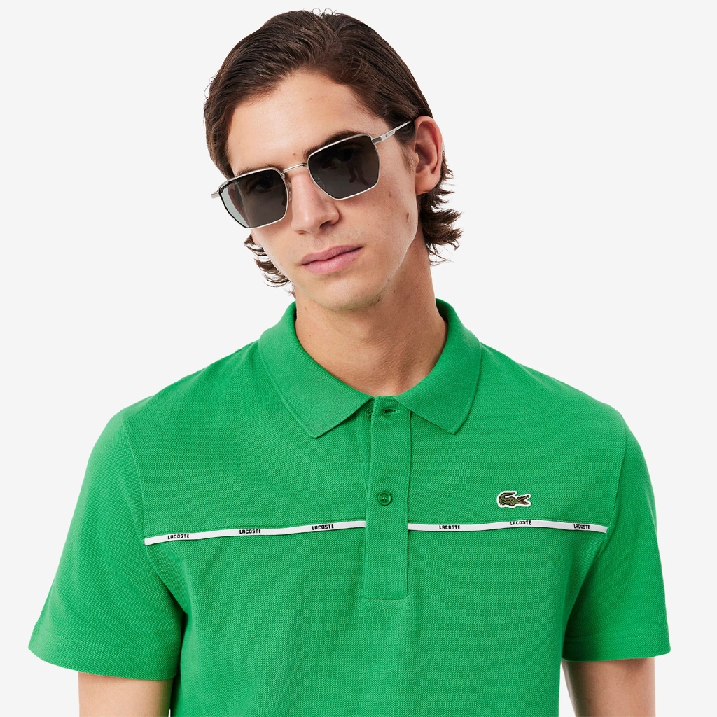 Áo Polo Lacoste Chính hãng -  Regular Fit Logo Trim L.12.12 Polo - Màu Xanh | JapanSport PH9863-51-SIW