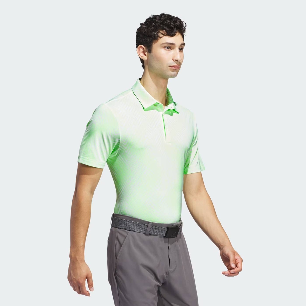 Áo Polo Adidas Nam Chính Hãng - Playera Polo Estampada - Màu Green Spark / White | JapanSport IQ2950