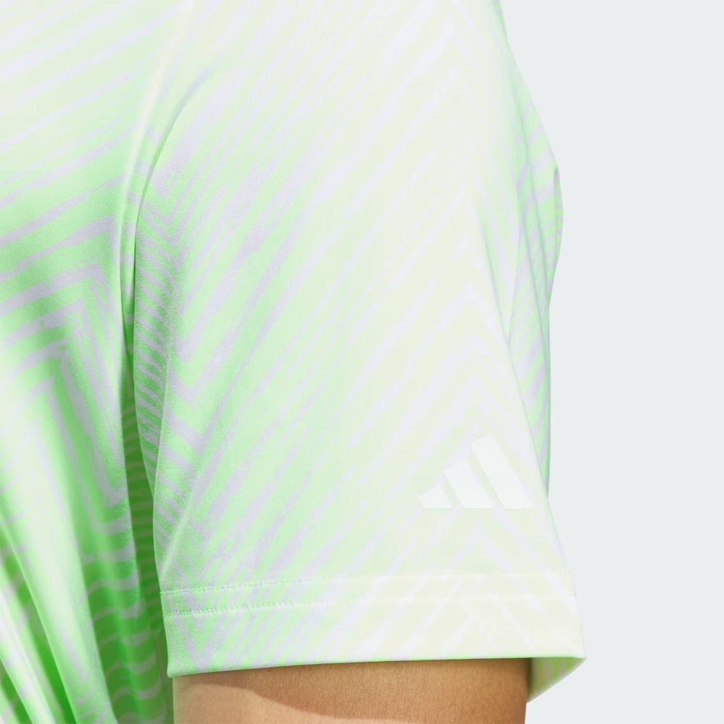Áo Polo Adidas Nam Chính Hãng - Playera Polo Estampada - Màu Green Spark / White | JapanSport IQ2950