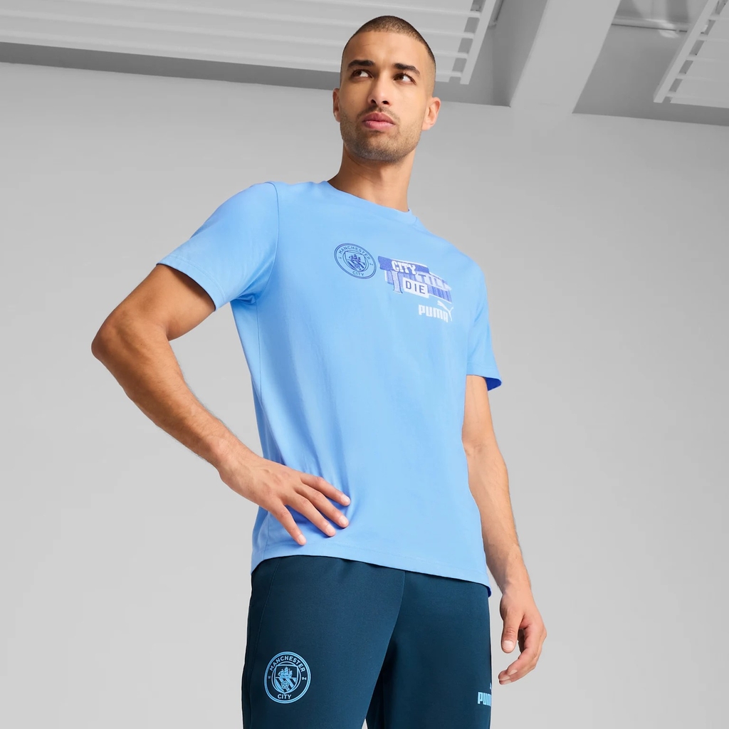 Áo Phông Puma Chính hãng - Manchester City ftblNRGY - Màu Xanh | JapanSport 779119-39