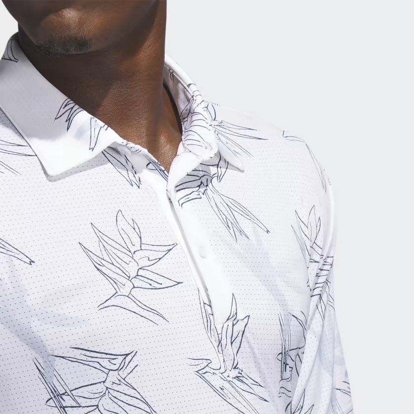 Áo Polo Adidas Nam Chính Hãng - ÁO POLO LƯỚI OASIS - Trắng | JapanSport HZ0437