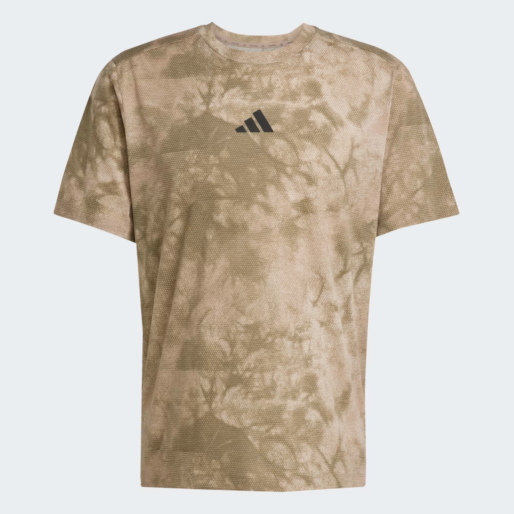 Áo Phông Adidas Nam Chính Hãng - PrimeLift Graphic Tee - Màu Be  | JapanSport JX6286