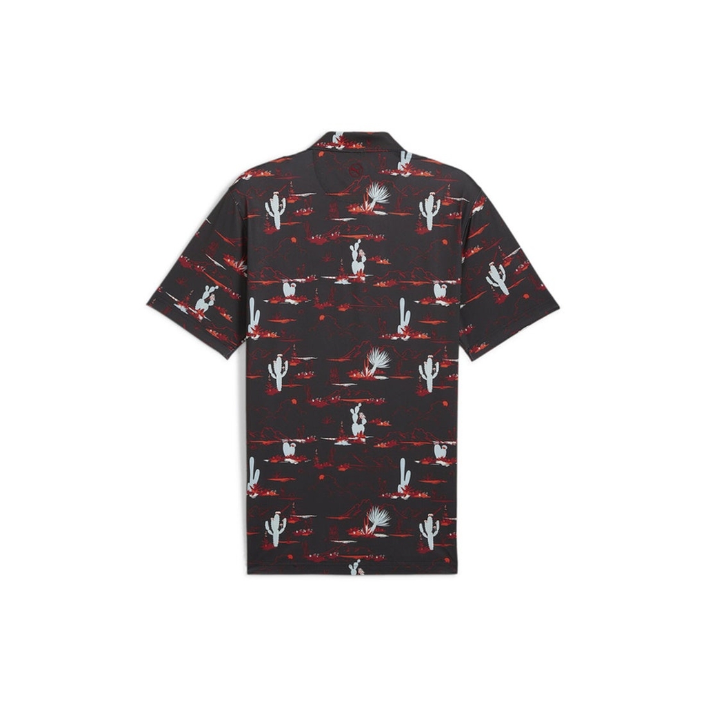 Áo Polo Golf Puma Nam Chính Hãng - Golf Matter Bushland Short - Màu Đen | JapanSport  629150-01