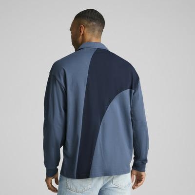 Áo Polo Puma Chính Hãng - Men's Manchester City Long Sleeve  - Màu Xanh | JapanSport 777791-50