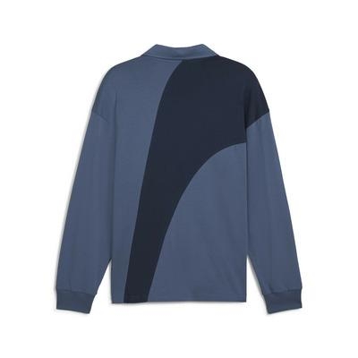 Áo Polo Puma Chính Hãng - Men's Manchester City Long Sleeve  - Màu Xanh | JapanSport 777791-50