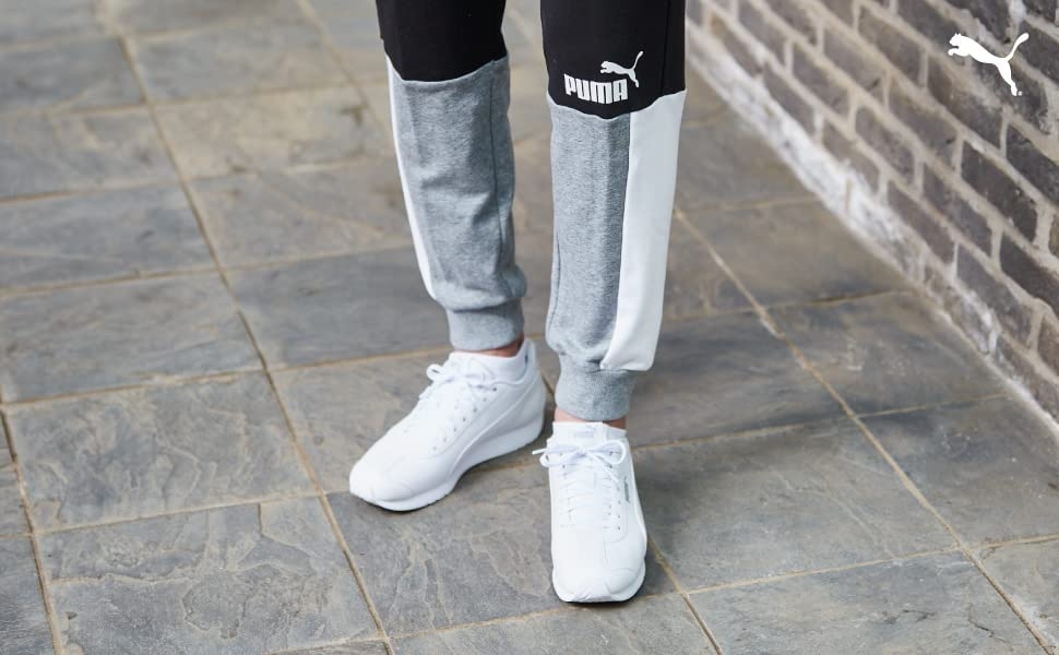 Quần dài Puma Chính hãng - ESS + BLOCK Nam - Xanh/Trăng | JapanSport 849537_64