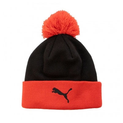 Mũ Puma Chính Hãng - AC Milan Beanie - Màu Đen/Đỏ | JapanSport 025709-04