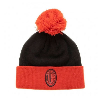 Mũ Puma Chính Hãng - AC Milan Beanie - Màu Đen/Đỏ | JapanSport 025709-04