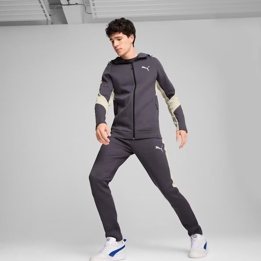 Áo Khoác Puma Nam Chính Hãng - EVOSTRIPE Hooded Jacket - Màu xám | JapanSport 684110-69