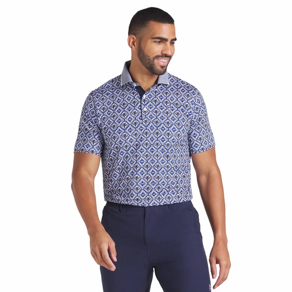 Áo Polo Puma Chính Hãng - Puma Golf x PTC Tile - Màu Xanh | JapanSport 630033-02