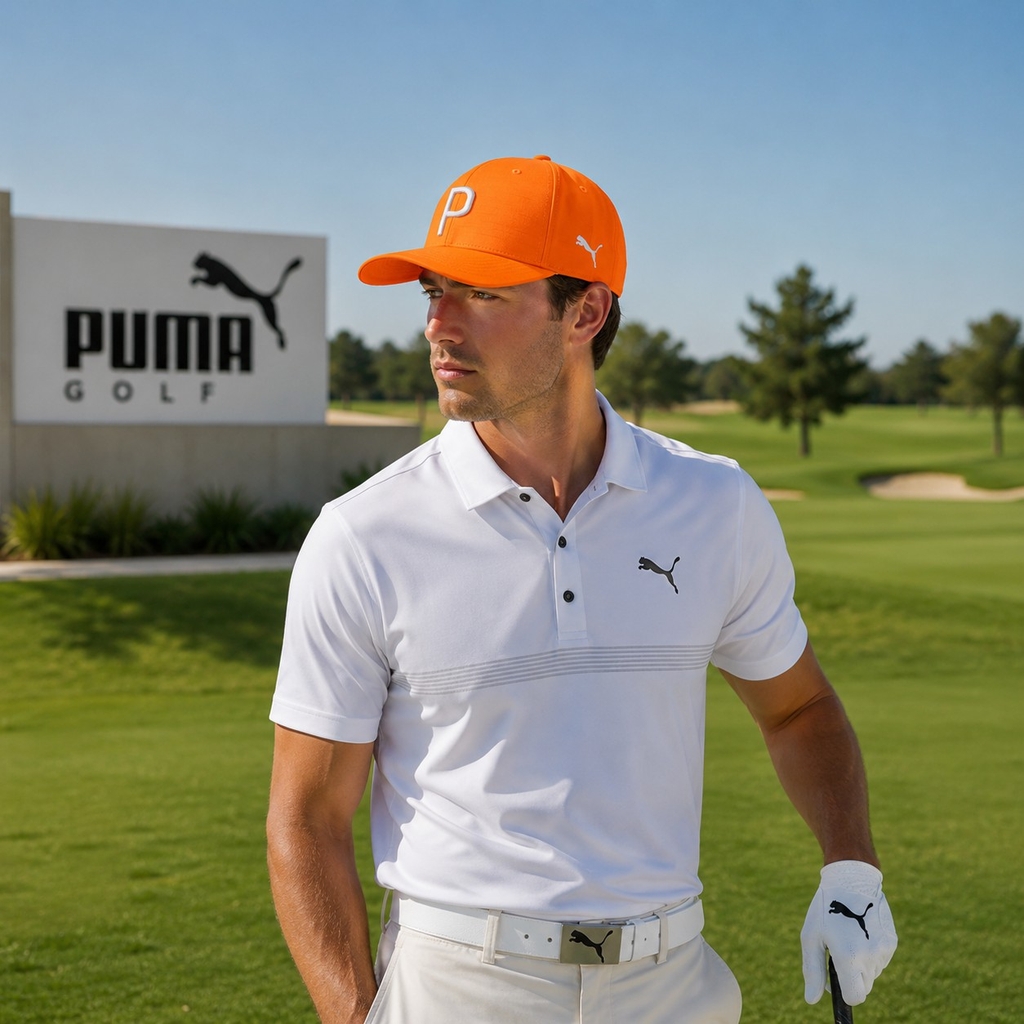 Mũ Puma Chính Hãng - Hat Golf P Cap - Màu Cam | JapanSport 024422-06