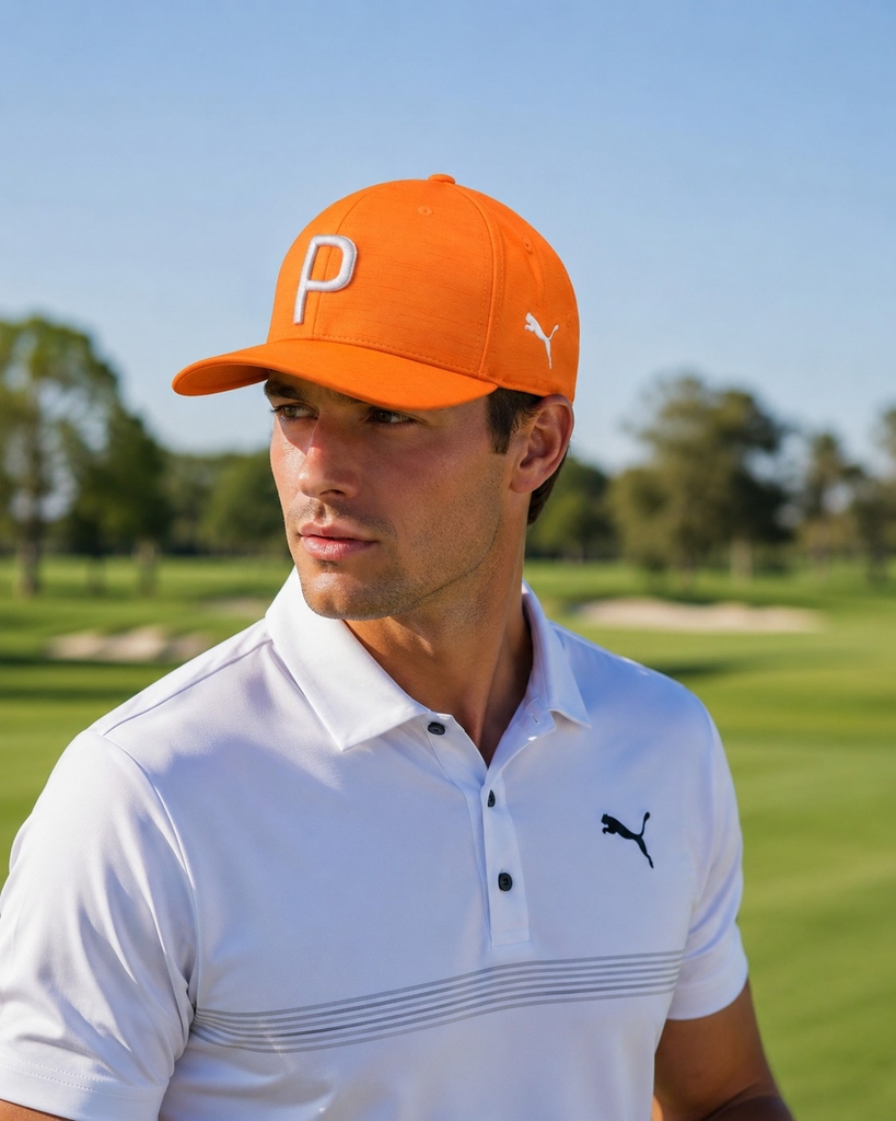 Mũ Puma Chính Hãng - Hat Golf P Cap - Màu Cam | JapanSport 024422-06