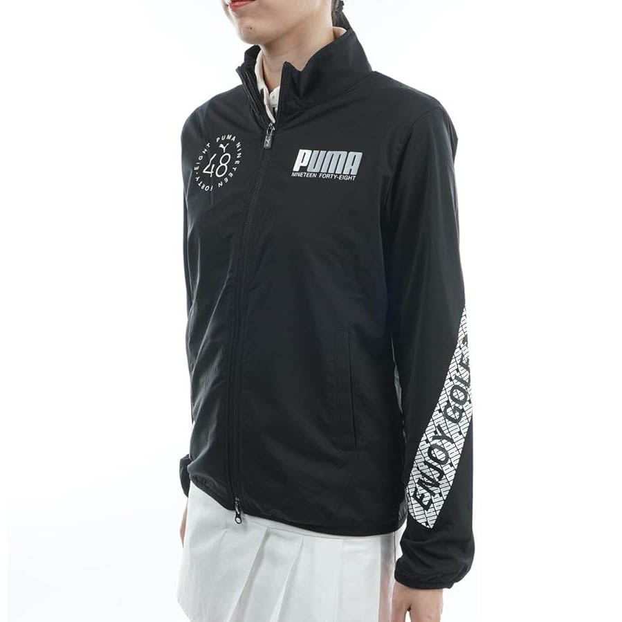 Áo Khoác Puma Nữ Chính Hãng - Hyper Stretch Hyper Stretch Nakwata FZ Blouson - Màu đen | JapanSport 539450-01