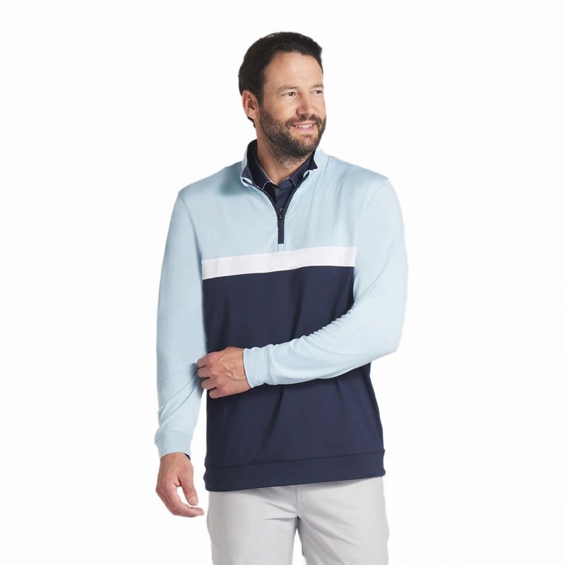 Áo Khoác Puma Nam Chính Hãng -  Golf 1/4 Zip Pullover  - Màu Navy | JapanSport 625887-11