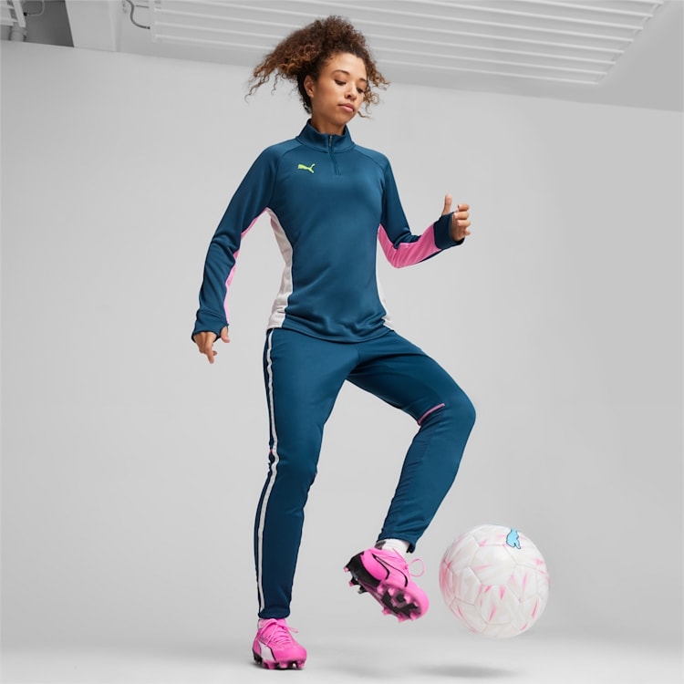 Quần Puma Nữ Chính Hãng - Soccer Football, Sweat-Absorbent - Xanh | JapanSport 659008-10