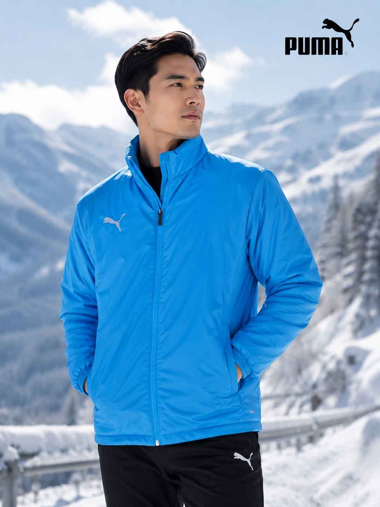 Áo Khoác Puma Chính Hãng - Puma TEAMFINAL Padded Jacket - Màu Xanh | JapanSport 659739-02