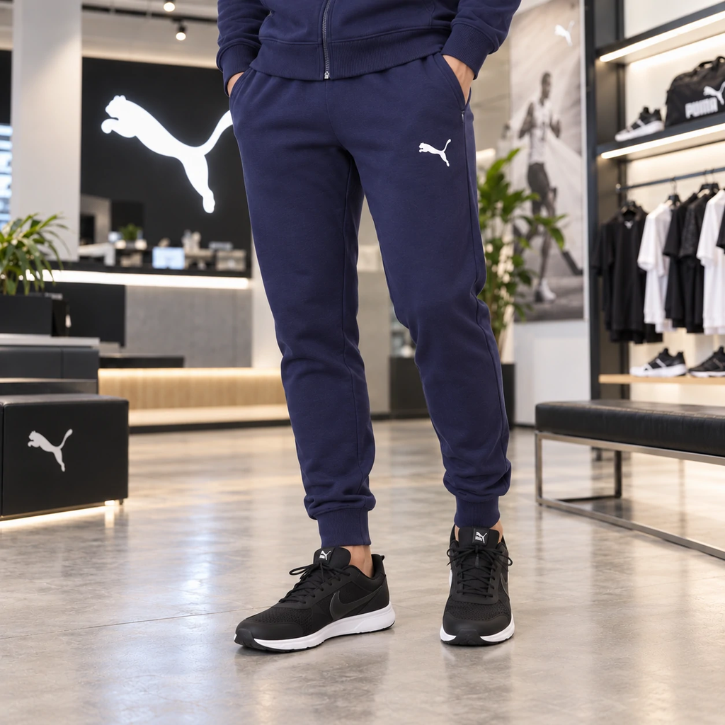 Bộ Thể Thao Nam PUMA Chính Hãng - teamGOAL Hoodie & Pants - Màu xanh | JapanSport 659325-06 + 659323-06