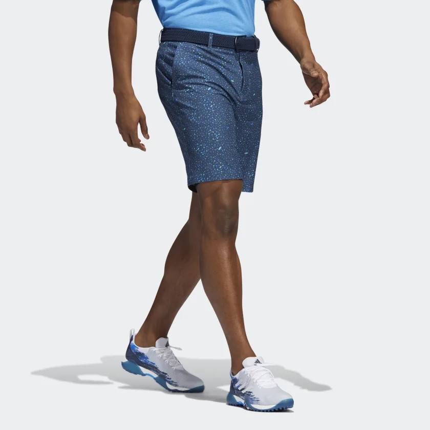 Quần Short Adidas Chính Hãng - Ultimate365 Flag-Print - Màu Xanh | JapanSport HA9122