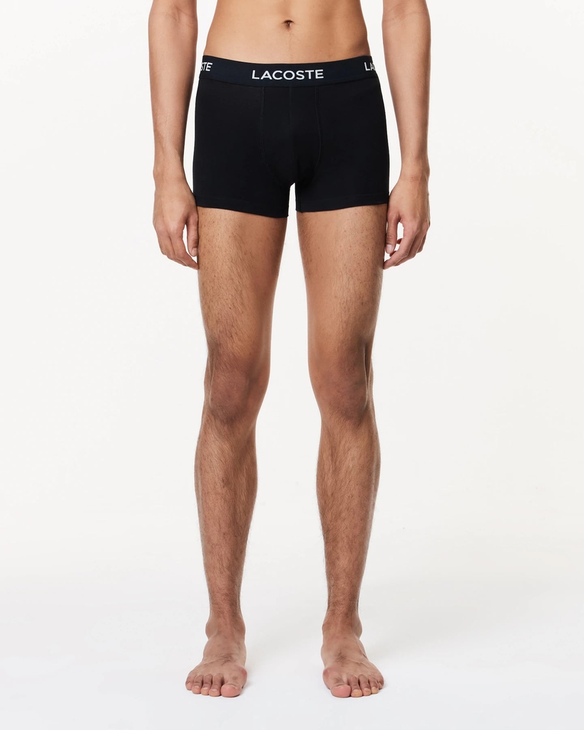 Set 7 Quần Boxer Lacoste Chính hãng - Logo Waist Trunks 7-Pack - Nhiều màu | JapanSport 5H0864-51