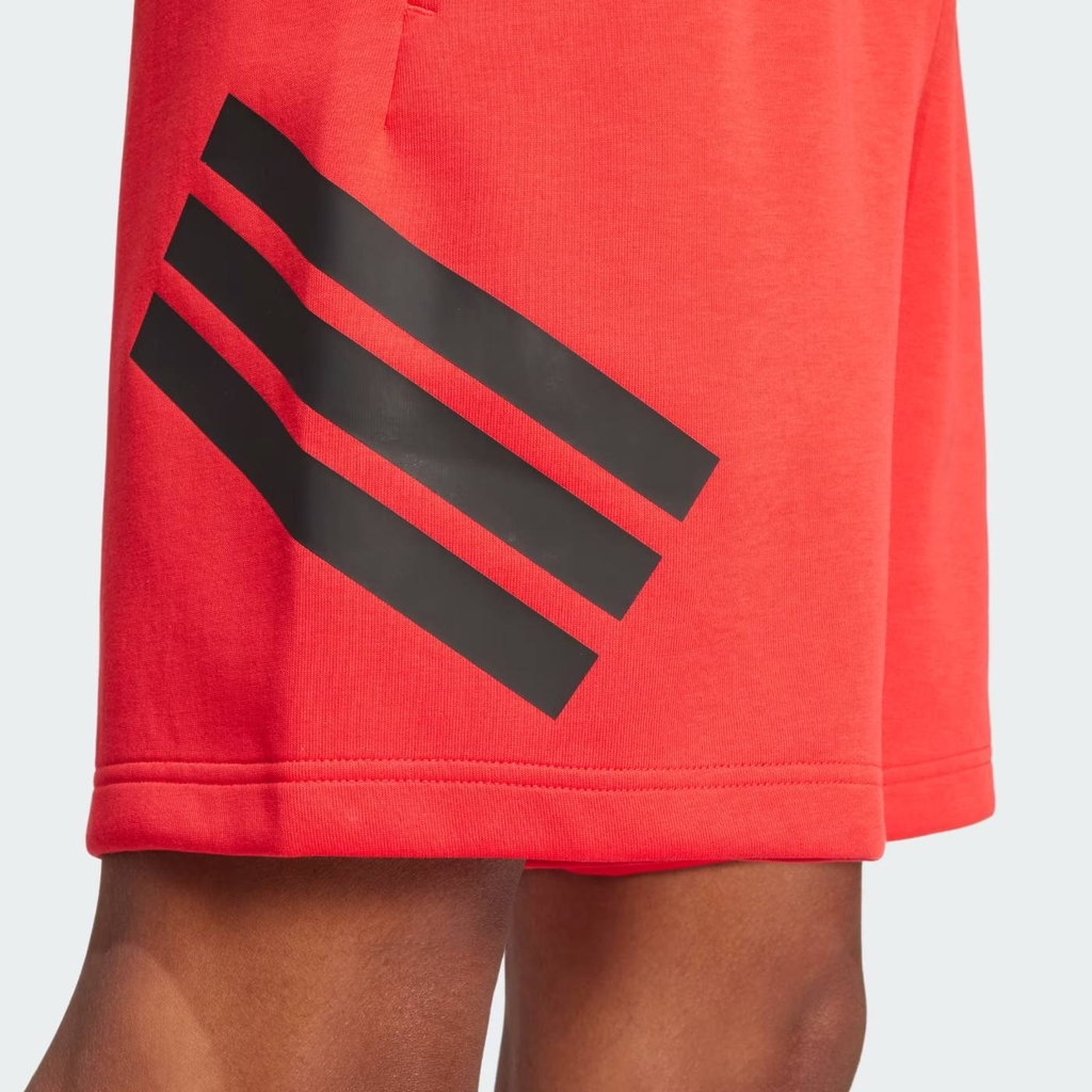 Quần Short Adidas Nam Chính Hãng - Short 3 Sọc Future Icons - Màu Đỏ | JapanSport JI8784