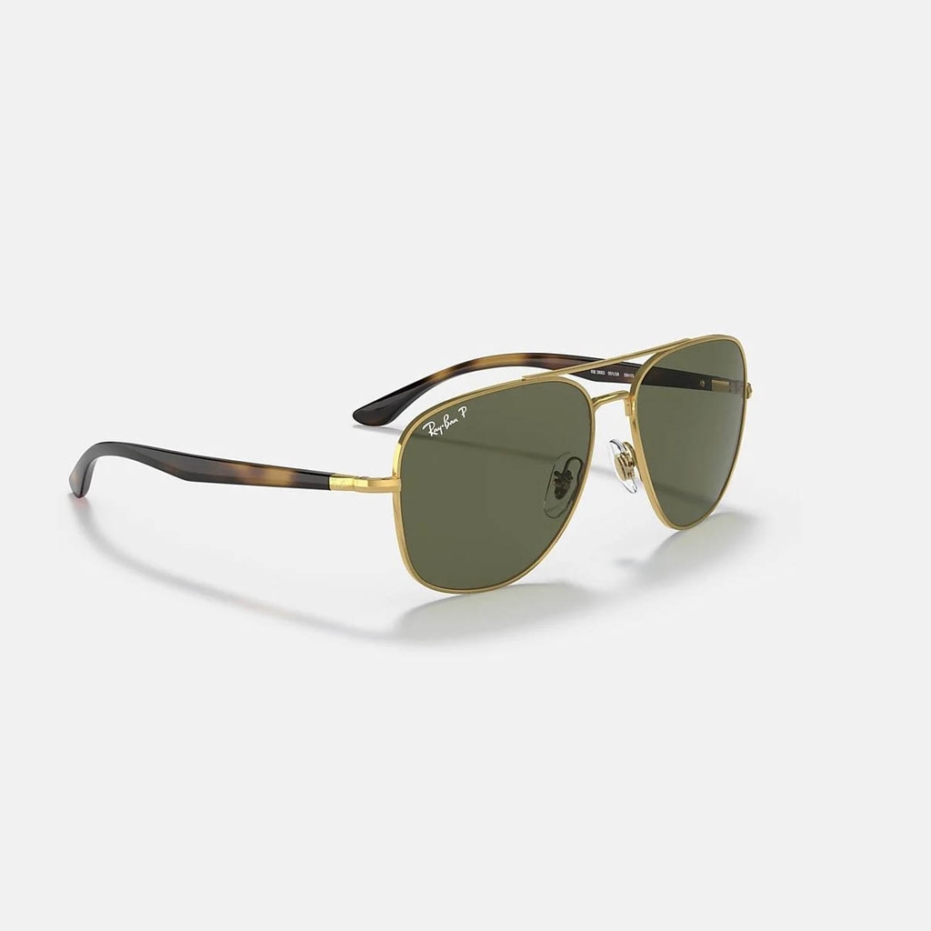 Kính Ray-Ban Chính hãng - Polarized - RB3683 001/58 56mm - Nam Nữ | JapanSport